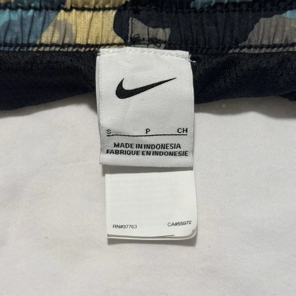 Nike Essential Lap Swim Trunks Camo 9" Shorts‎ Multicolor Mens Size S New - Picture 10 of 13